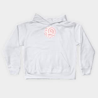 Pink Auspicious Waves Kids Hoodie